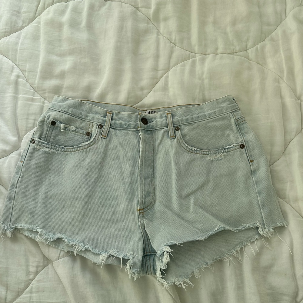 Agolde Parker Vintage Cut Off Jean Shorts